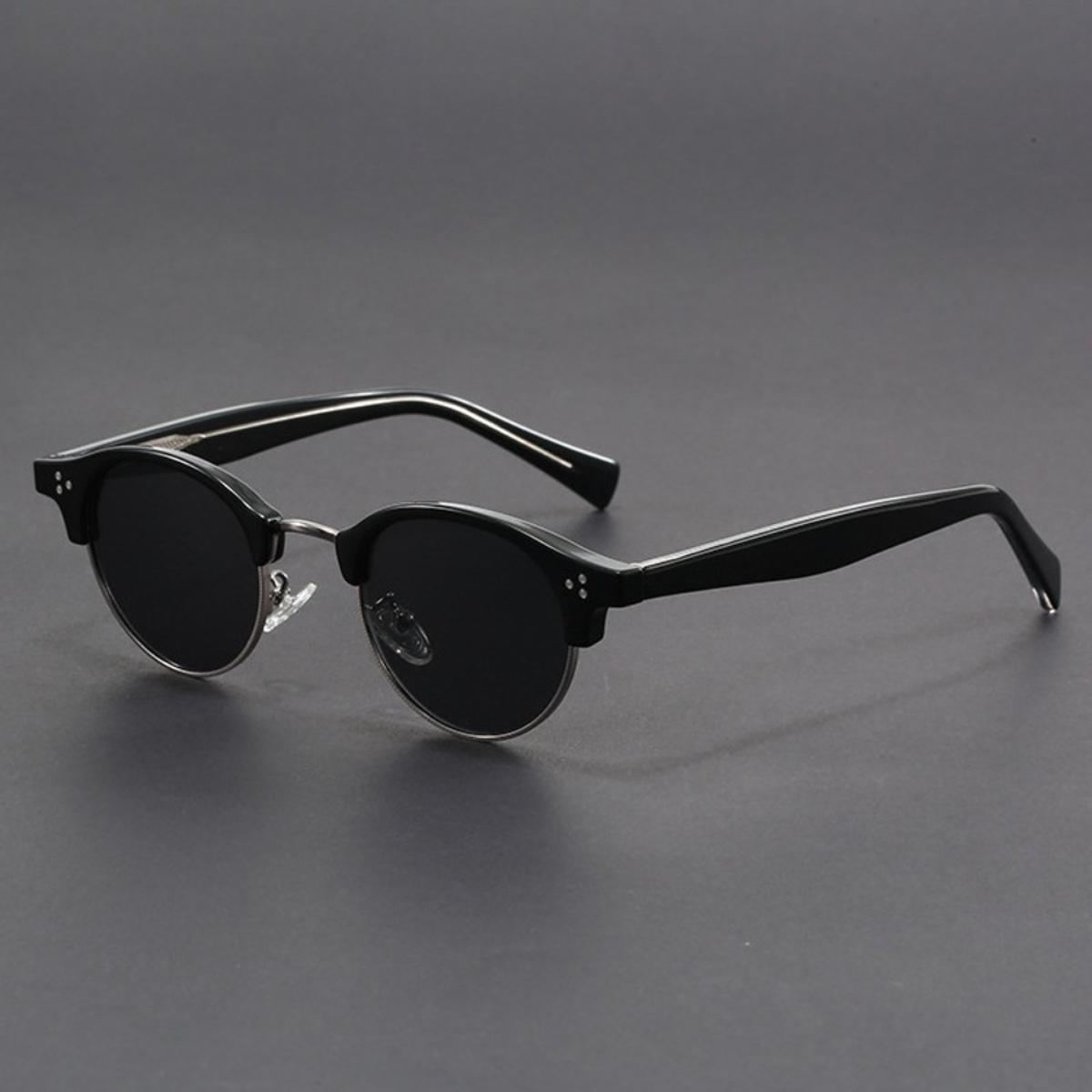 

Retro Shades Polarized Fashion Glasses Men Women Brand Design Eye Shades Women Semi Rimless Classic Men Shades Glasses
