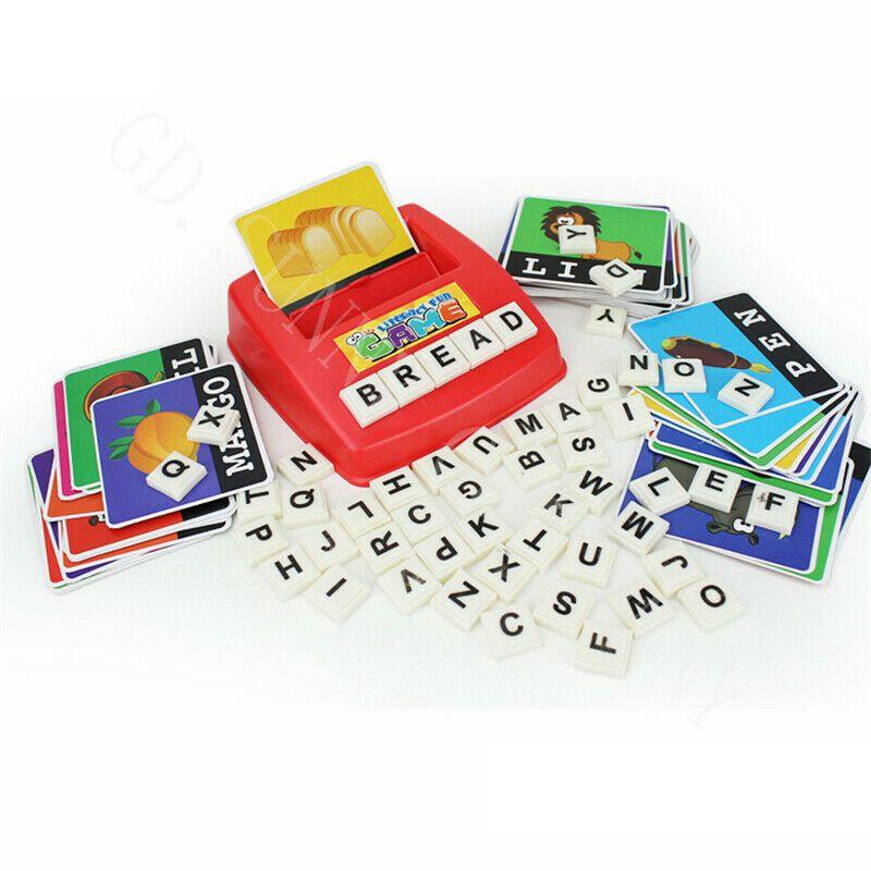 English Alphabet Spelling Letter Game Early Learning Educational Toy Kids Gifts