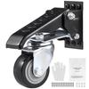 SucceBuy 75 kg Set da 4 Ruote Girevoli Retraibili Stepdown da 2,5" per Tavoli e Attrezzature
