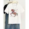 Plus Size Women's Short-Sleeve Casual Slimming T-Shirt - Summer Round Neck Versatile Top