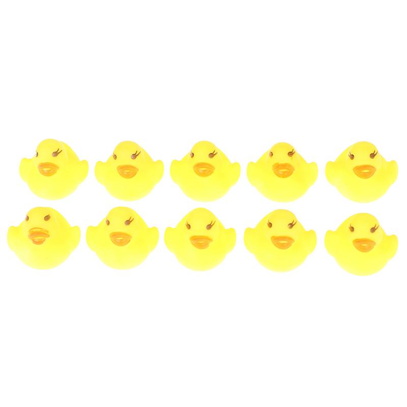 20Pcs/Bag Rubber Yellow Duck Baby Shower Water Toys Children Gift Baby Bath Toys