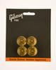 Gibson PRHK-020 Top Hat Knobs Gold (4Pkg)