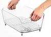 Pearl Metal Dish Drainer Rack Set (Clear), 38cm Wide X 24cm Deep X 15cm High, Acrylic, HB-3731