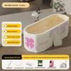 Foldable Full Body Bath Tub for Adults & Couples - Compact Household Bath Basin & Children's Sitz Bath