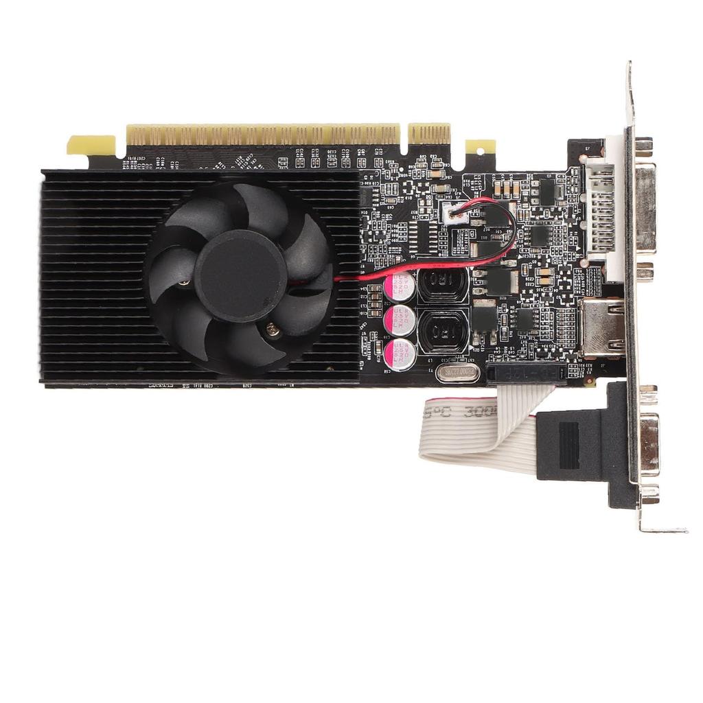 GT730 2GB GDDR3 64-bit Graphics Card, PCI Express 2.0 16X Slot, DirectX 11, DVI I, VGA, HD Multimedia Interface, 2560x1600 Video Card for PC Gaming