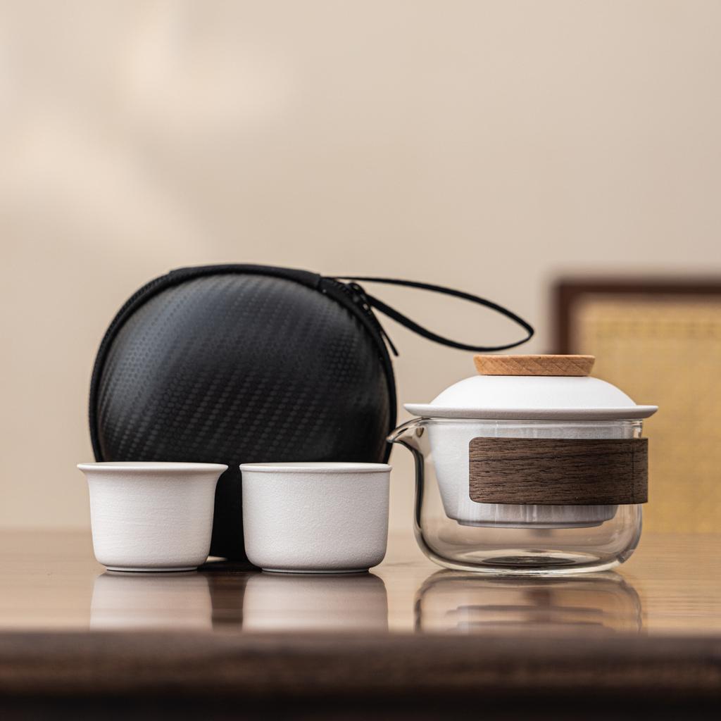 Premium Merchandise Souvenir Outdoor Portable Travel Tea Set Express Cup Business Gift