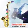 Saxophone Portable Kids Saxophone Plastic Trumpet  Party Props Kids Learning Children Musical Instruments Accessories
