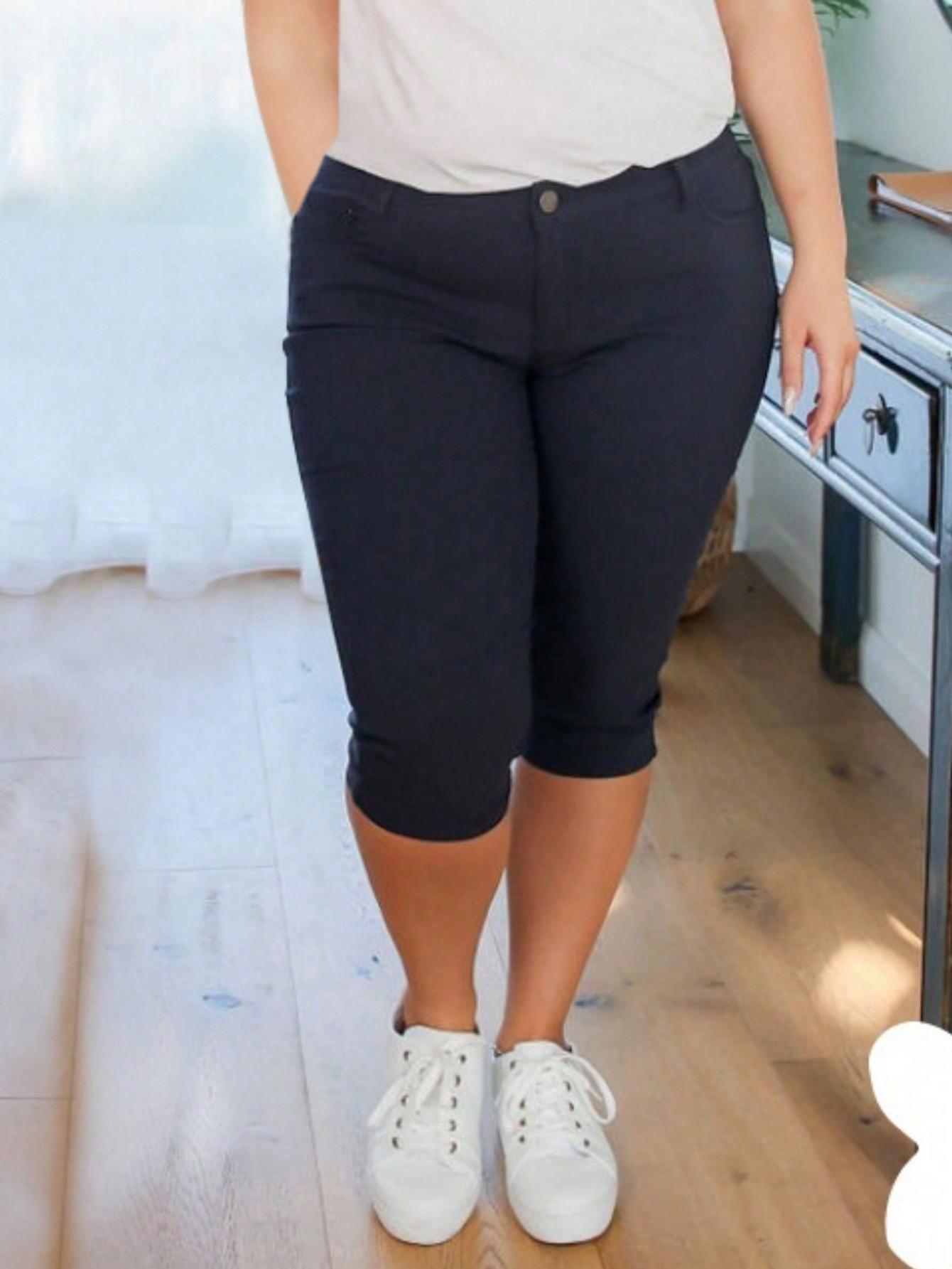 Rose Beauty A Женские брюки-капри с высокой талией — фото 5