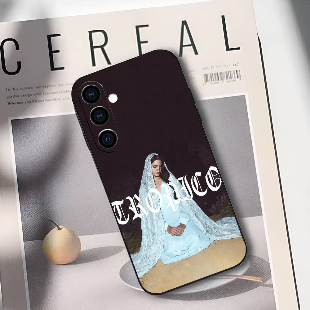 

Silicone Soft L-Lana Del Rey Phone Case Compatible For Samsung Galaxy A73 A72 A71 A70 A53 A52 A51 Multi-Model Protective Cover Samsung a50 30s 50s