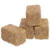 4 Pcs Mini Haystack Garden Decore Fake Ornament Artificial Lining Decorate Living Toom Wood Bales Home Country Room