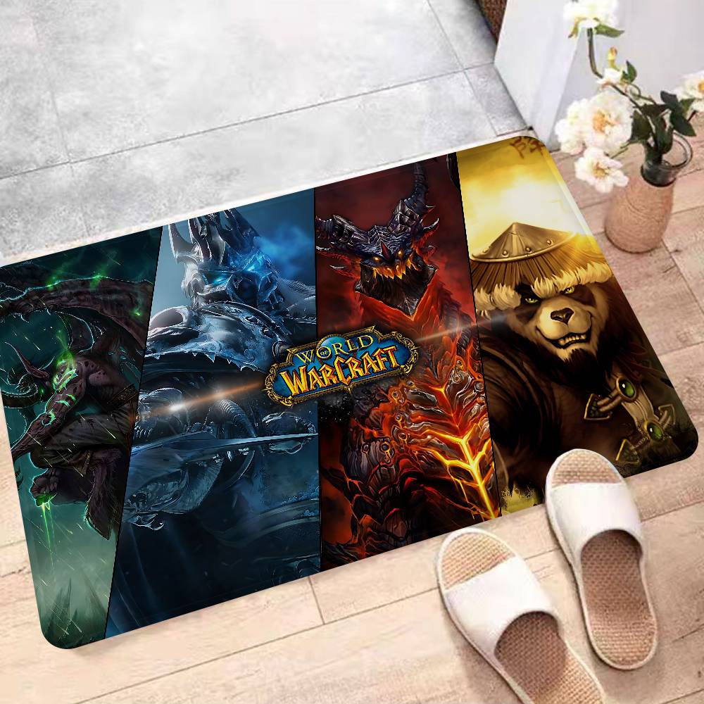 Коврик для пола World Of Warcraft Ретро Множественный выбор Гостиная Кухня Ковер Нескользящий Современный Домашний Декор 40cm x 60cm brown