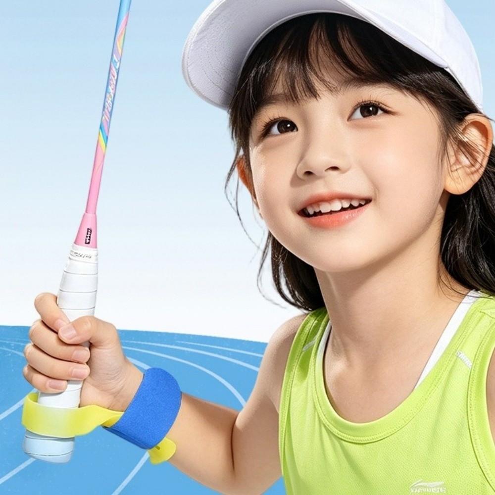 Einfach zu installierende Badminton-Trainingshilfe Leichter Schlägergriff-Helfer Schlägersport-Übung