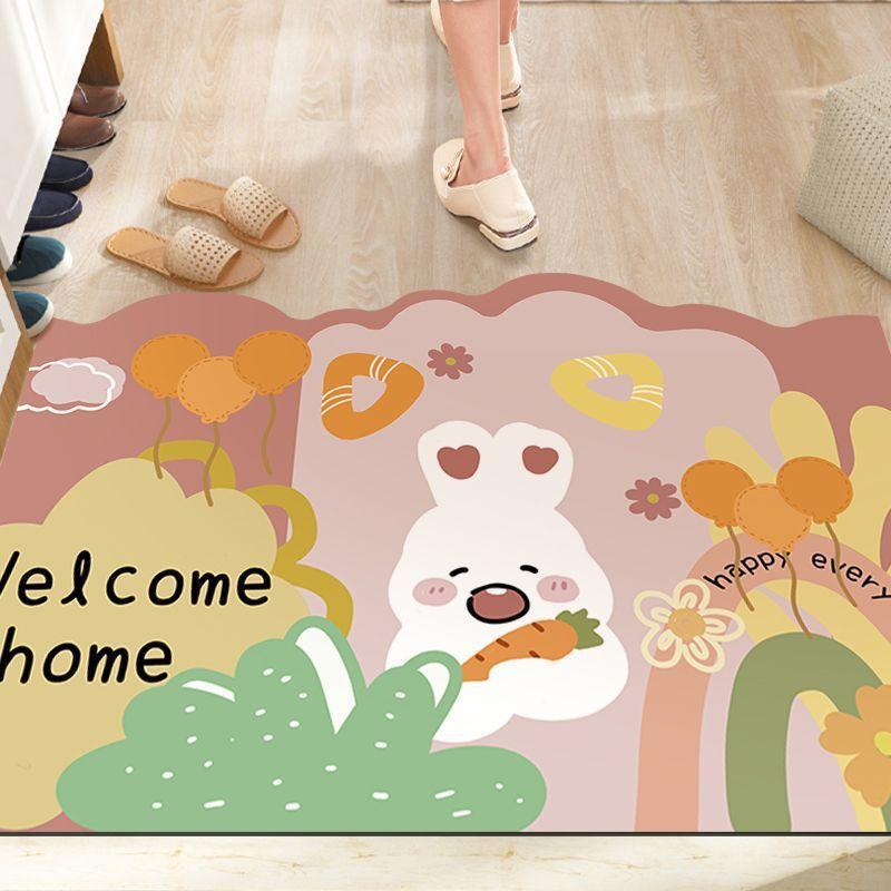 Cartoon Can Love The Home Door Mat Door Dirty Anti-slip Mat Into The Door Porch Can Be Cut Carpet