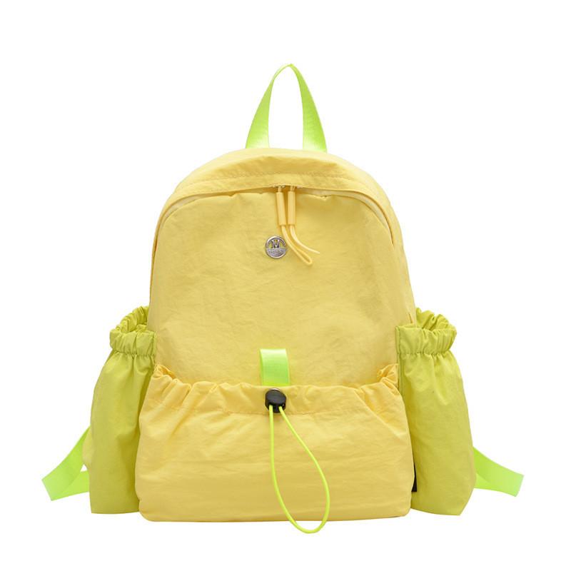 Nylon Casual Backpack With Breathable Design For Daily Use And Student Commuting