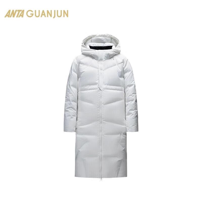 Anta All-Weather Series Long Hooded Down Jacket L