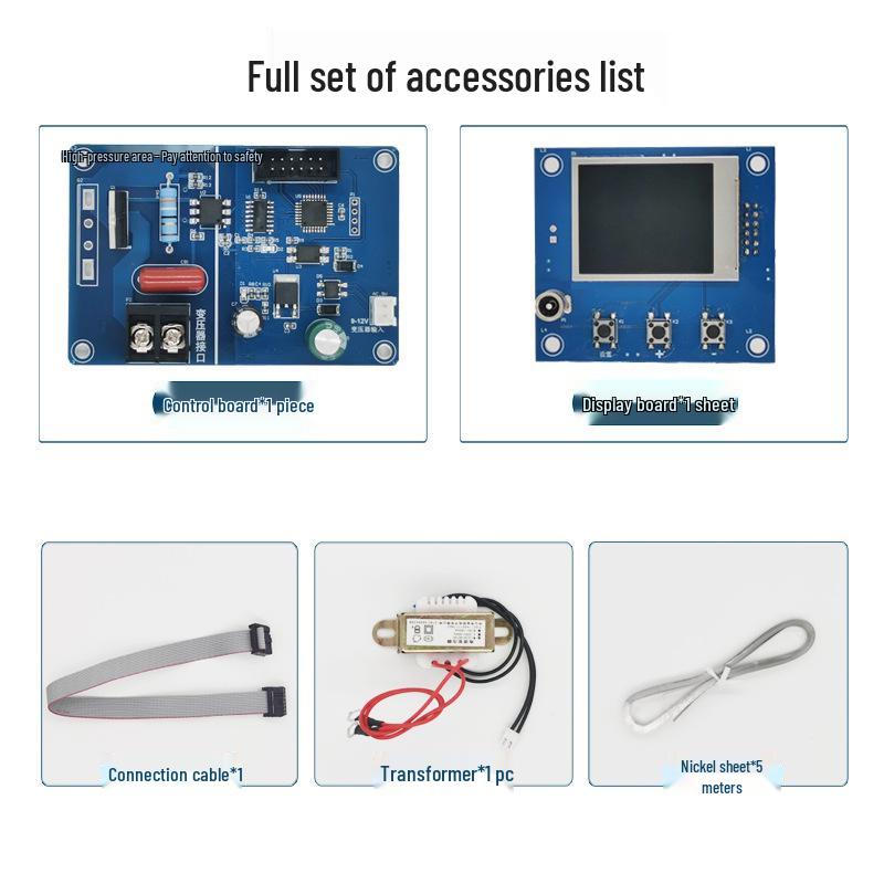 220V DIY Transformer Spot Welder Control Board Kit for Microwave Oven & Lithium Battery Repair