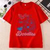 Coffee And Goldendoodle TShirt Casual Round Neck Printed Dog Mom T Shirt Summer Unisex Unisex Funny Dog Lover Clothing