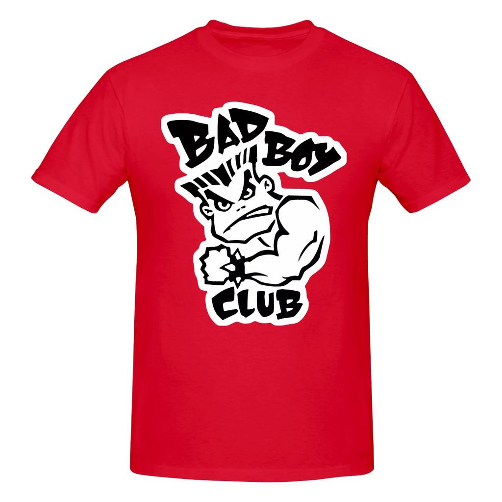 Bad Boy Club Vintage Bmx Logo Basic T-shirt Minimalistische Stijl Rijke Kleur Katoenen T-shirt
