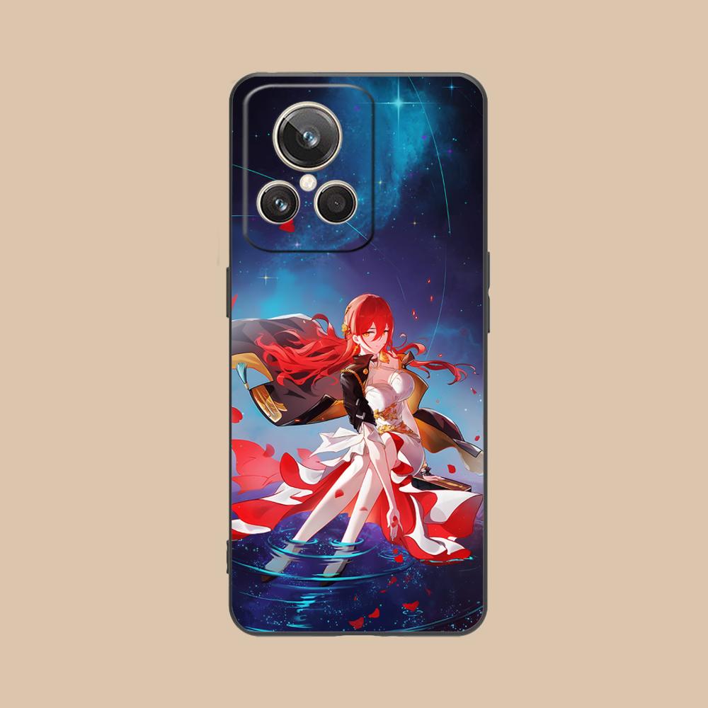 

HSR Himeko Matte TPU Mobile Phone Case for Realme GT 8 Neo Pro C75 73 71 C67 65 C55 53 C35 31 C20 15 Colorful Cover realme C15