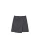 Siyajyu Sist9040 Modern Layered Skirt_Melange Gray