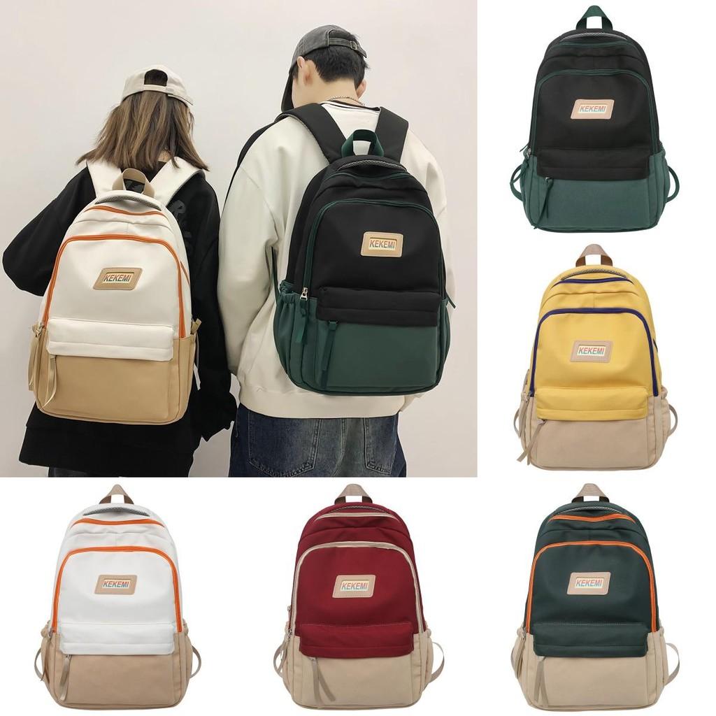 Nylon Simple Modern Lightweight Backpack With Adjustable Straps For Daily Use