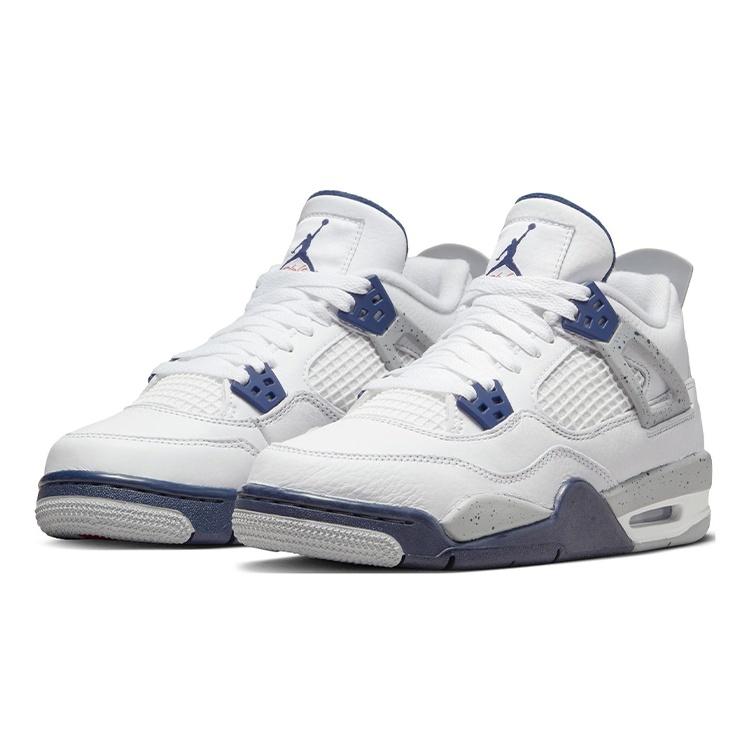 (GS) Air Jordan 4 Retro 'Midnight Navy' Kids' 408452-140