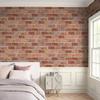 Czerwona Cegła Samoprzylepna Tapeta Vintage Cegła Teksturowana Samoprzylepna Tapeta Zdejmowalny Papier Kontaktowy do Kuchni Sypialni