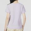 Columbia Solid Color Round Neck Pullover Short Sleeve T-Shirt Women tops Light-Purple AR7427-584