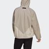 Adidas Originals V-Line Woven Hooded Half-Zip Jacket Khaki Men's GN6769