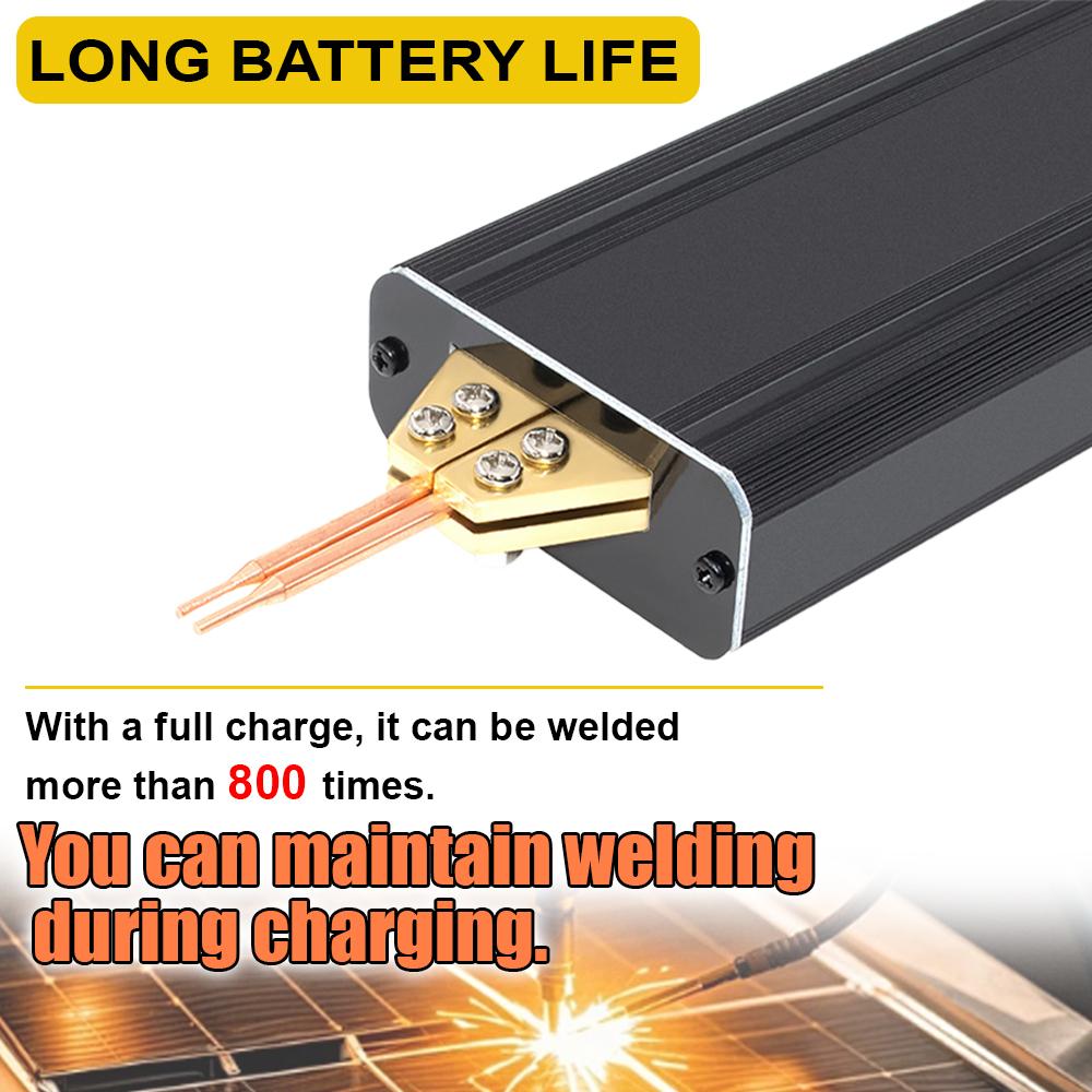 Portable Handheld Battery Spot Welding Machine 18650 Lithium Battery Nickel Sheet Spot Welder Aluminum Welding Head