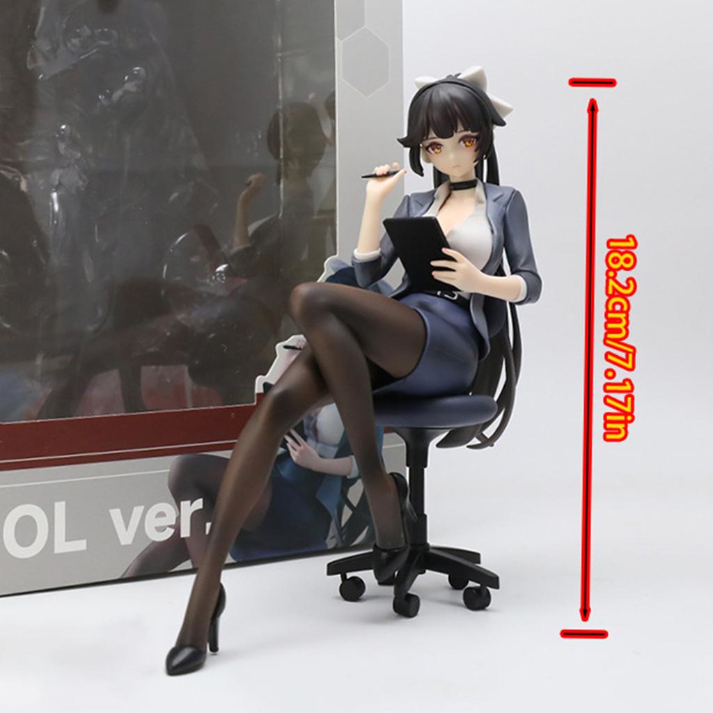 18cm Azur Lane Figure Ijn Takao Figure Pvc Game Statue Adult Collection Model Desk Decoration Doll Toy Halloween Gifts