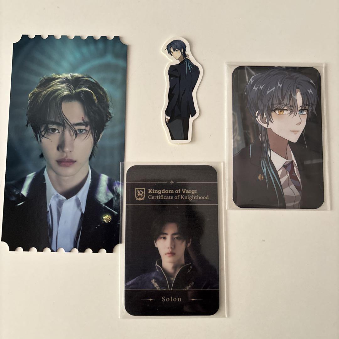 

[USED] Enhypen Darkmoon Sunghoon Solo Bonus + Sticker + Photo Ticket