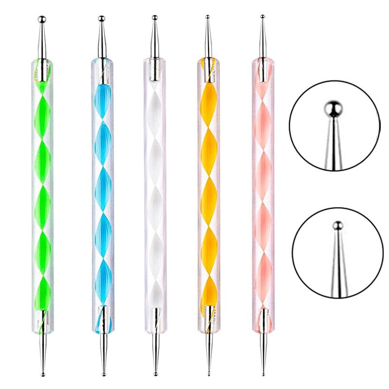 New Nail Dot Rod Pen Rhinestone Applicator Pencil Dotting Rhinestone Catcher for Nails DIY Manicure Tools DB06