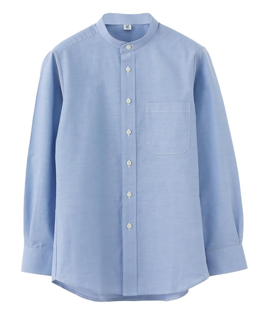 Seven Uniform GH7021-3 Sax 3L Long Sleeve Stand Collar Shirt with Oxford Closure, Restaurant Uniform