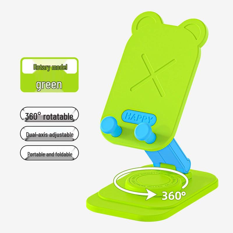 Cartoon Bear Foldable Rotating Phone Holder