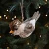 Small Christmas Tree Decorations DIY Simulated Squirrel Pendant  Merry Christmas Decor