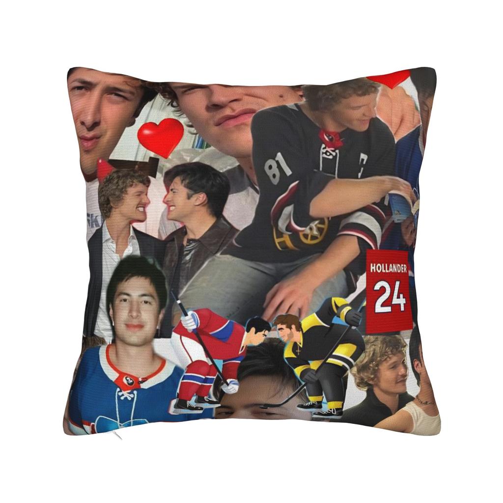 Heated Rivalry Shane Hollander Ilya Rozanov Printed Pillowcase Cushion Cover Hudson Williams Connor Storrie Throw Pillow Cover