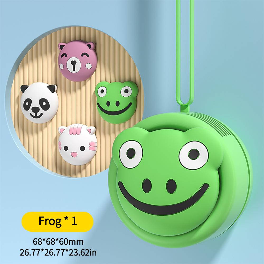 New Summer Hanging Neck Fan Portable Handheld USB Charging Fun Cute Mini Silent Fan for Students Gifts