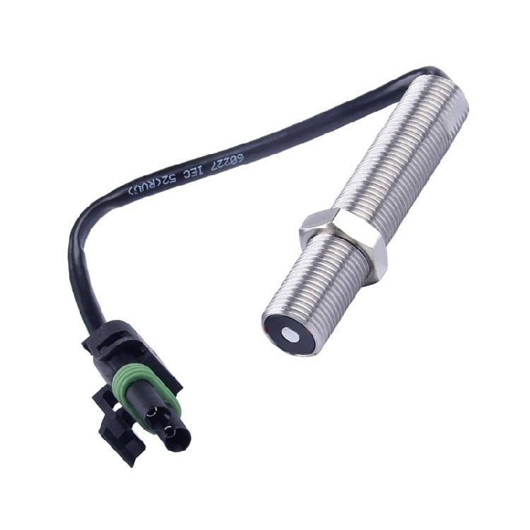 Temperature Resistant Speed Detector High Sensitivity RPM Sensor 5/8 18UNF Threaded Mounting Device for Heavy Machinery
