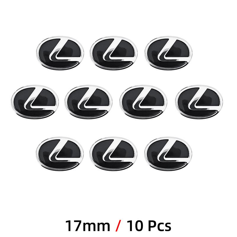 15mm 17mm Σήμα Σήμα Αυτοκινήτου Κλειδί Αυτοκινήτου Αυτοκίνητο Έλεγχος Λογότυπο Κλειδιού Αυτοκόλλητο Για Lexus F SPORT ES RX NX LS UX LM LX GX LC RZ IS CT GS RC