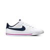 Nike Court Legacy Leather Casual Non-Slip Shock Absorbing Durable Low-Top Kids Skate Shoes Kids Sneaker White DA5381-117