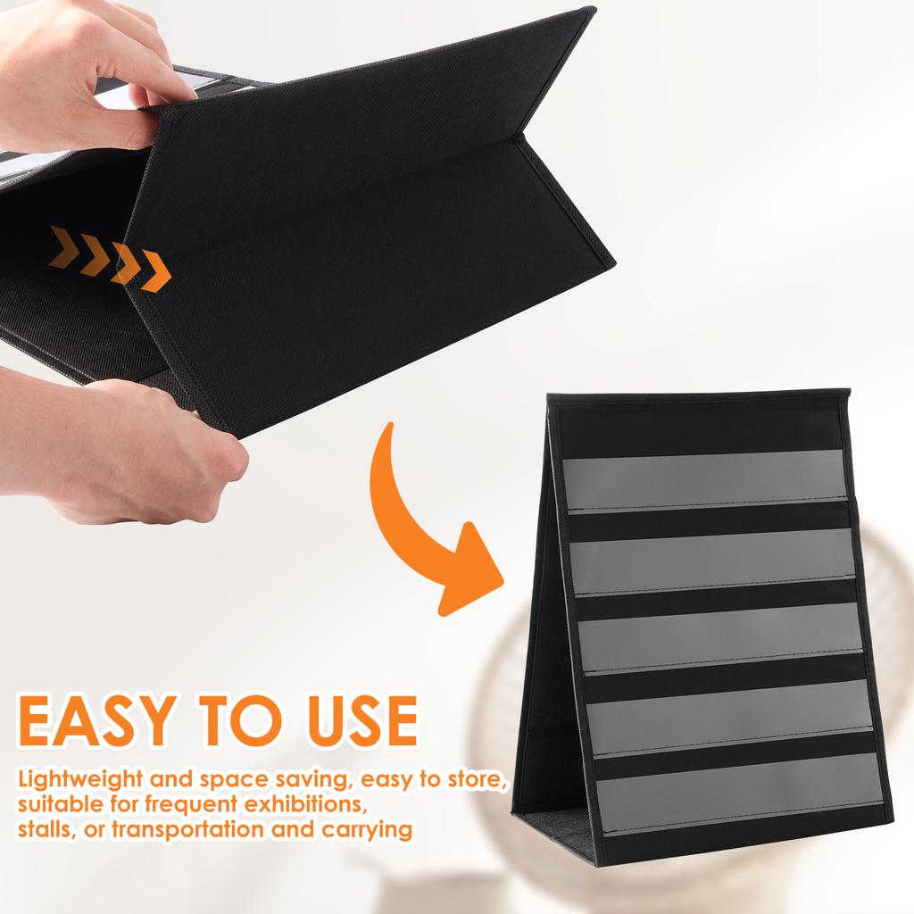 2 Pcs Portable Sticker Display Stand 5 Layer Desktop Sticker Display Organizer Rack Double Sided Storage Holder for Collectors