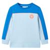 Children's Sweatshirt, Light Blue And Bright Blue, 104