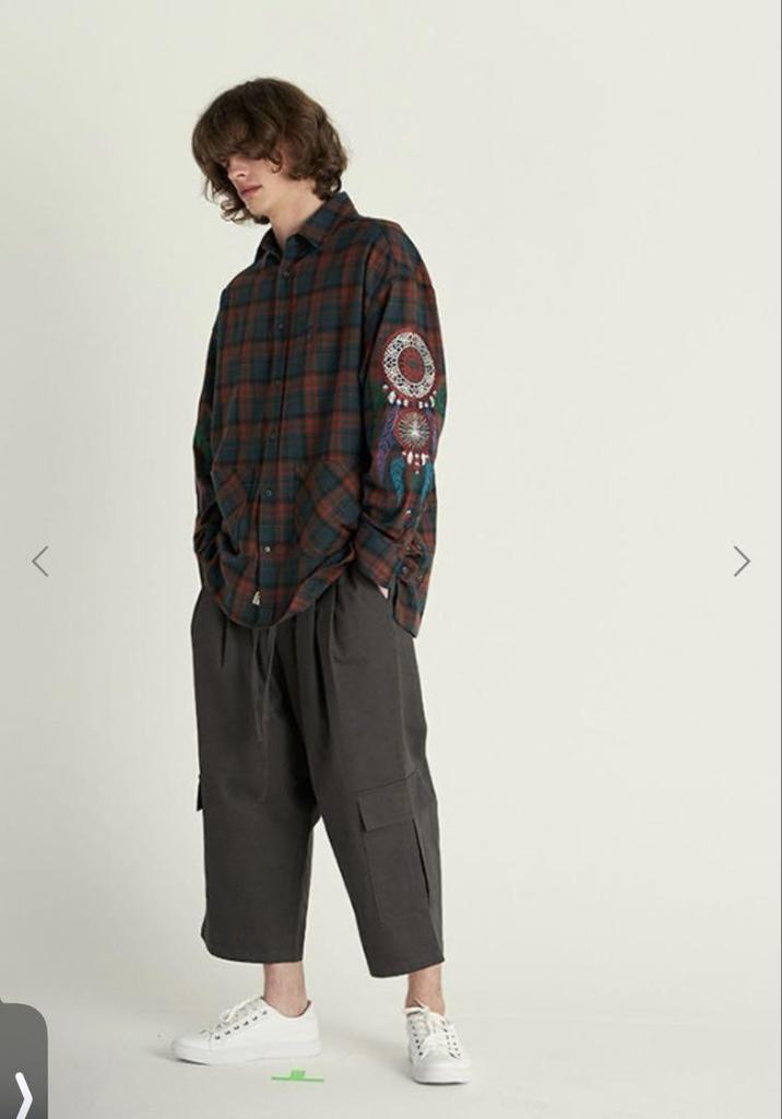 [USED] BTS Jungkook Wears A NOTHING Embroidered SHIRT, Size M