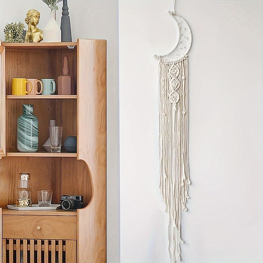 2pcs Star-Moon Room Hangings, Girls' Bedroom Decorations, Hand-woven Tapestries, Classroom Room Wall Hangings