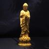 Stehende Amitabha Buddha Statue, Ungefähr 20 cm hoch, Aus natürlichem Buchsbaum gefertigt, Amitabha Buddha, Holzschnitzerei, [Produktcode]