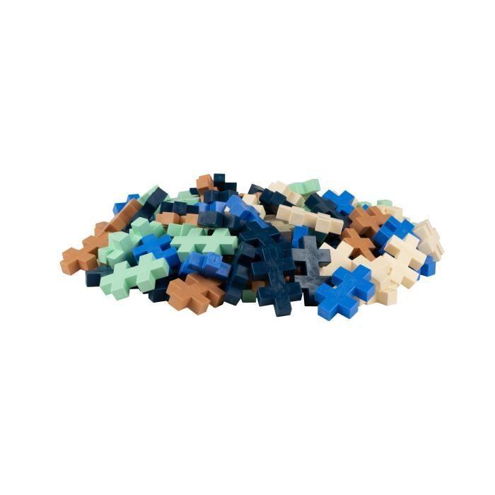 Jeu de construction plus plus - boite big 100 pcs - couleur breeze - dès 1 an