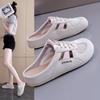 2025 Summer New Breathable Hollow Net Shoes Women's Casual Shoes Versatile Flat-bottomed Bag Head Cool Slippers Net Shoes K3907