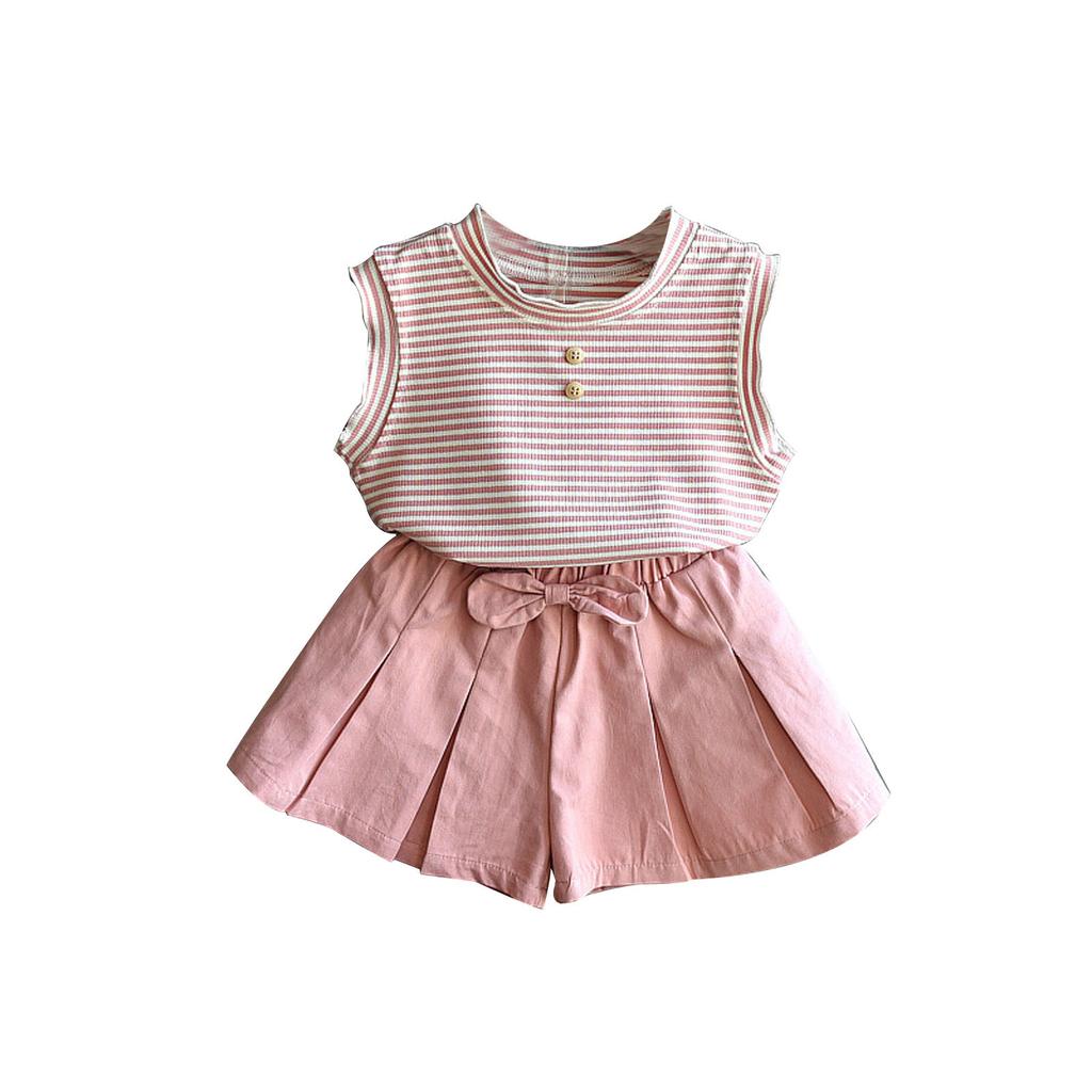 Girls Clothing Sets New Summer T-shirt+Bottoms 2Pcs For Kids Sets Outfits