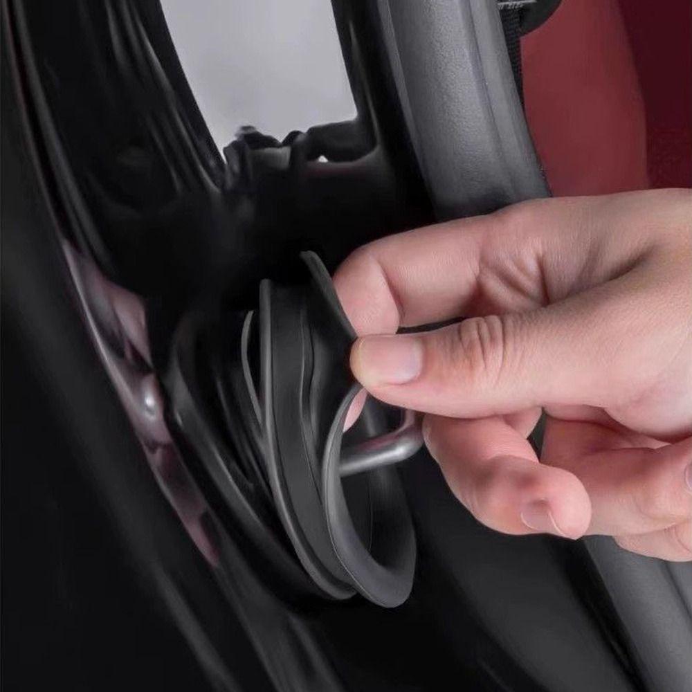 4Pcs Shock Absorbing Car Door Lock Pad Universal Fit Door Lock Protective Cushion  Lock Buckle